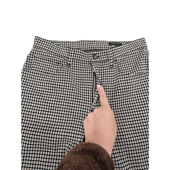 Rag & Bone Casey Knit Jacquard Flare Slim Fit Pant Sz 6 - Picture 5 of 11